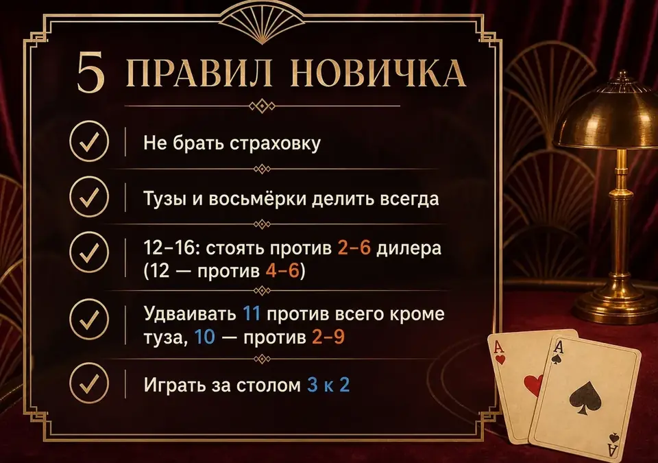 Инфографика: на 5 правилах держится игра начинающего, с них и стоит начать